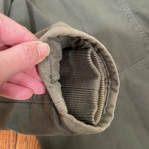 Madewell Modern Military Style Jacket Coat Green Sz Small - Picture 14 of 15